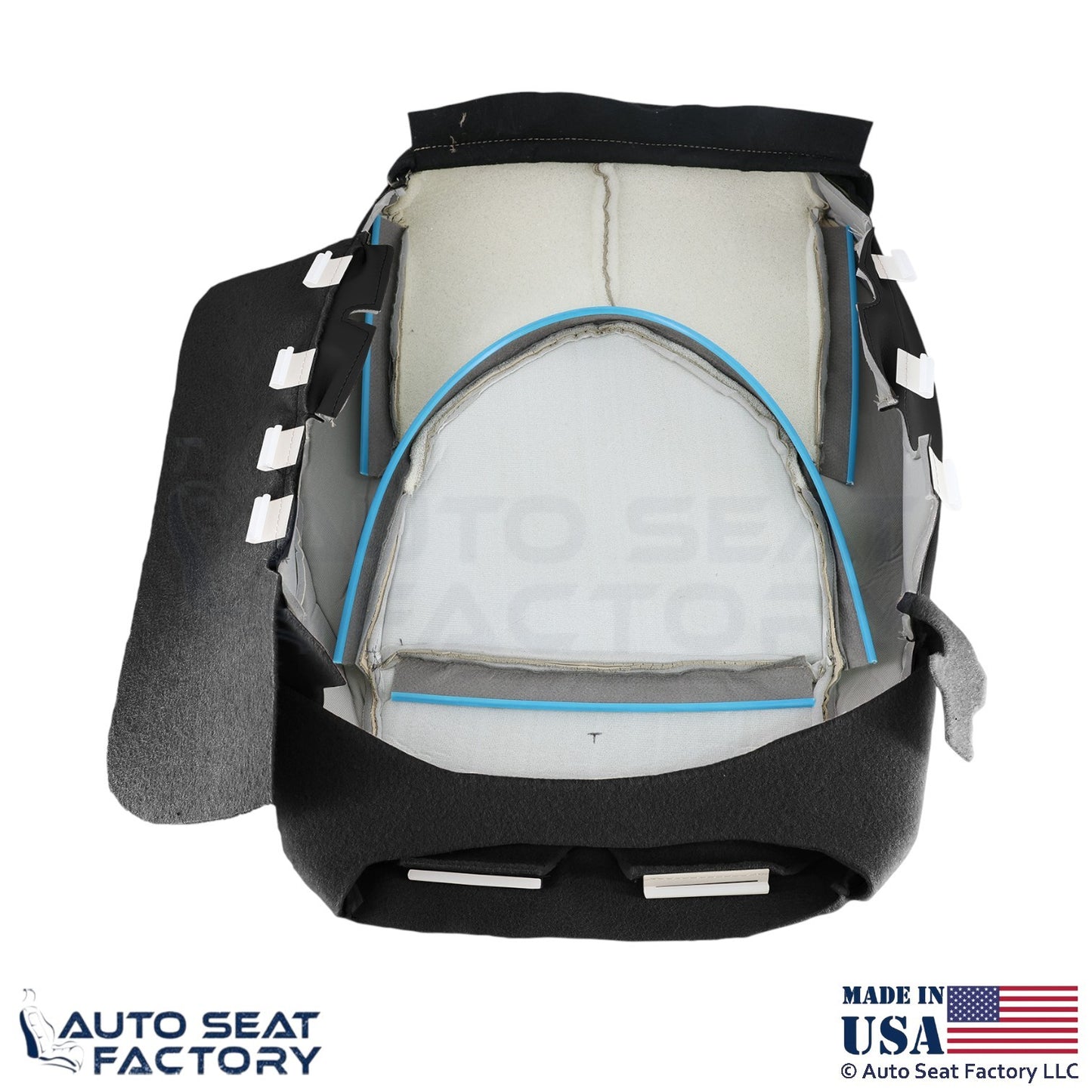 2020-2024 Fits Toyota Highlander Genuine Leather Front Driver Bottom Cover Black - OEM-Style Replacement Seat Cover