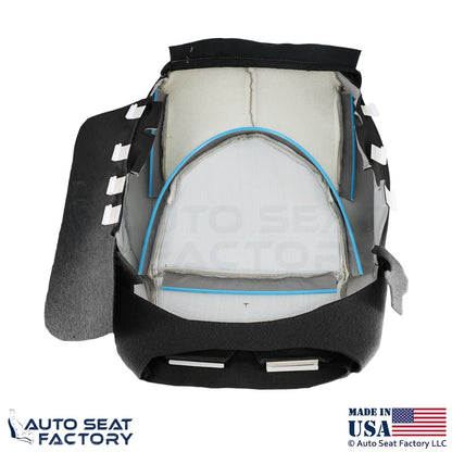 2020-2024 Fits Toyota Highlander Genuine Leather Front Driver Bottom Cover Black - OEM-Style Replacement Seat Cover