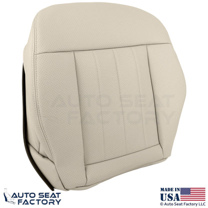 2014-2016 Fits Mercedes Benz E550 Leatherette Perf. Passenger Bottom Cover Silk - OEM-Style Replacement Seat Cover