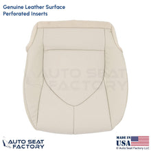 2020-2023 Fits Toyota Highlander Genuine Leather Driver Bottom Seat Cover Beige - OEM-Style Replacement Seat Cover