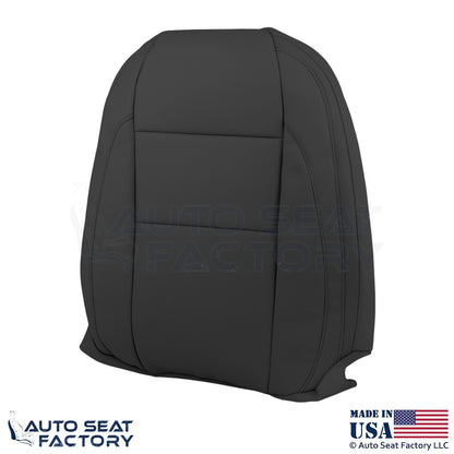 2008-2013 Fits Volvo C70 Leather Perforated Front Driver Seat Covers Offblack - OEM-Style Replacement Seat Cover
