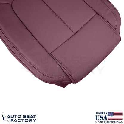 2014-2016 Fits Buick LaCrosse Genuine Leather Front Bottom Seat Covers Sangria - OEM-Style Replacement Seat Cover