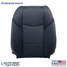 2013-2019 Fits Cadillac ATS Leather Perf Front Driver Top Seat Cover Black - OEM-Style Replacement Seat Cover