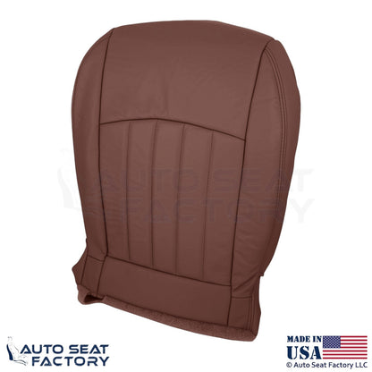 2008-2012 Fits Infiniti EX35 Genuine Leather Front Bottom Seat Covers Chestnut - OEM-Style Replacement Seat Cover