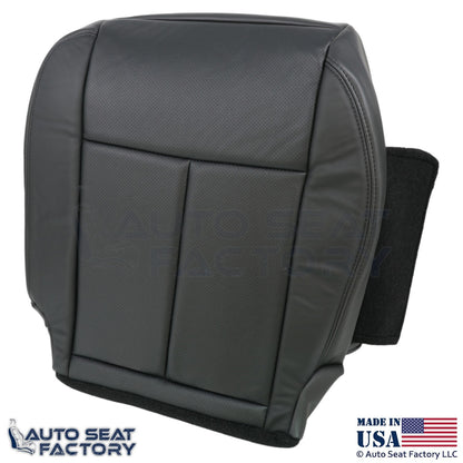 2013-2018 For Nissan Altima Sedan Genuine Leather Passenger Bottom Cover Black - OEM-Style Replacement Seat Cover