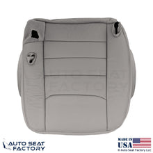 1999-2001 Fits Lincoln Town Car Genuine Leather Passenger Covers Light Graphite - OEM-Style Replacement Seat Cover