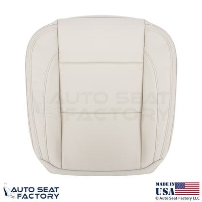 2008-2013 Fits Volvo C70 Leather Perf. Front Replacement Covers Calcite Cream - OEM-Style Replacement Seat Cover