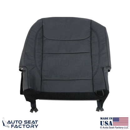 2020 Fits Dodge Ram 1500 Genuine Leather Rear Bench Passenger Bottom Cover Black - OEM-Style Replacement Seat Cover