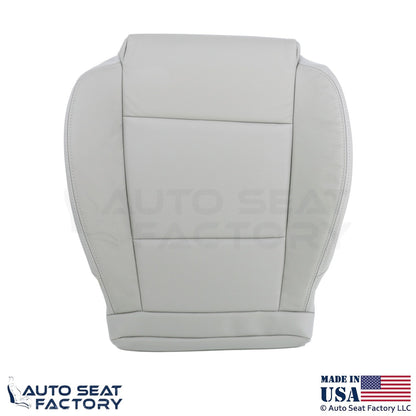 2015-2019 Fits Cadillac ATS Leather Front Passenger Side Covers Light Neutral - OEM-Style Replacement Seat Cover