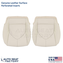 2020-2023 Fits Toyota Highlander Genuine Leather Bottom Covers Harvest Beige - OEM-Style Replacement Seat Cover
