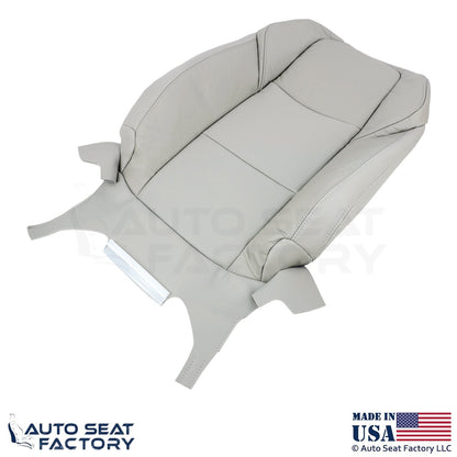 2013-2019 Fits Cadillac ATS Leatherette Front Passenger Top Cover Light Platinum - OEM-Style Replacement Seat Cover