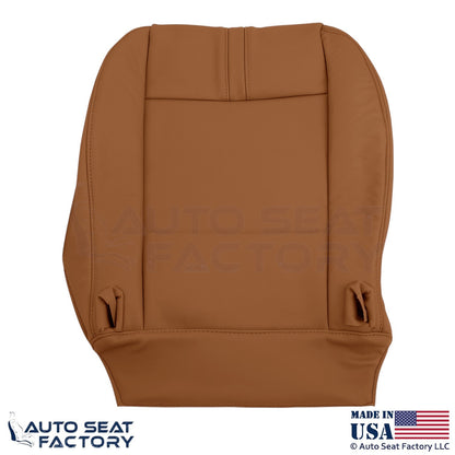 2009-2010 Fits BMW X3 Genuine Leather Front Bottom Seat Covers Saddle Brown - OEM-Style Replacement Seat Cover