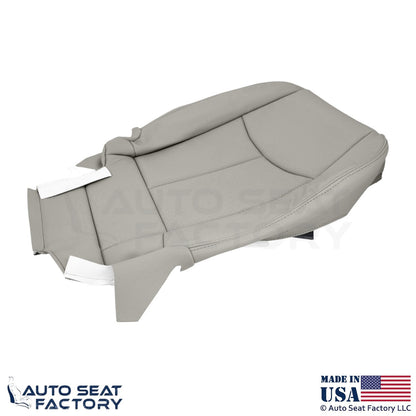 2011-2013 Fits Infiniti M37 M56 Genuine Leather Driver Bottom Seat Cover Stone - OEM-Style Replacement Seat Cover