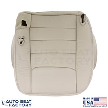 1999-2001 For Lincoln Town Car Genuine Leather Front Bottom Covers Lt. Parchment - OEM-Style Replacement Seat Cover