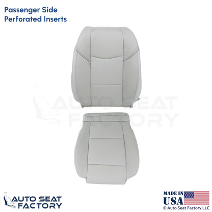 2015-2019 Fits Cadillac ATS Leather Front Passenger Side Covers Light Neutral - OEM-Style Replacement Seat Cover