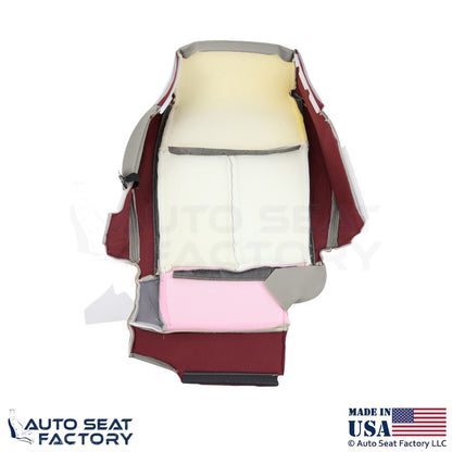 2011-2013 Fits Infiniti M37 M56 Genuine Leather Driver Bottom Seat Cover Stone - OEM-Style Replacement Seat Cover