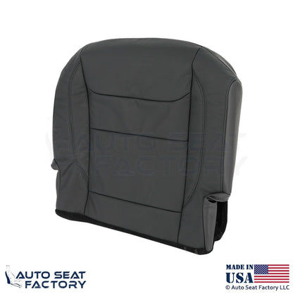 2020 Fits Dodge Ram 1500 Genuine Leather Rear Bench Passenger Bottom Cover Black - OEM-Style Replacement Seat Cover