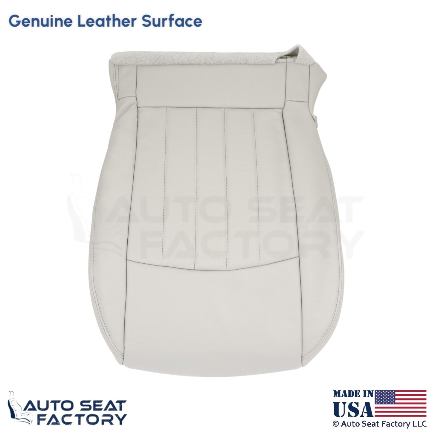2008-2012 For Infiniti EX35 Genuine Leather Front Driver Bottom Seat Cover Wheat - OEM-Style Replacement Seat Cover