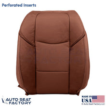 2015-2019 For Cadillac ATS Leather Front Driver Top Replacement Seat Cover Brown - OEM-Style Replacement Seat Cover