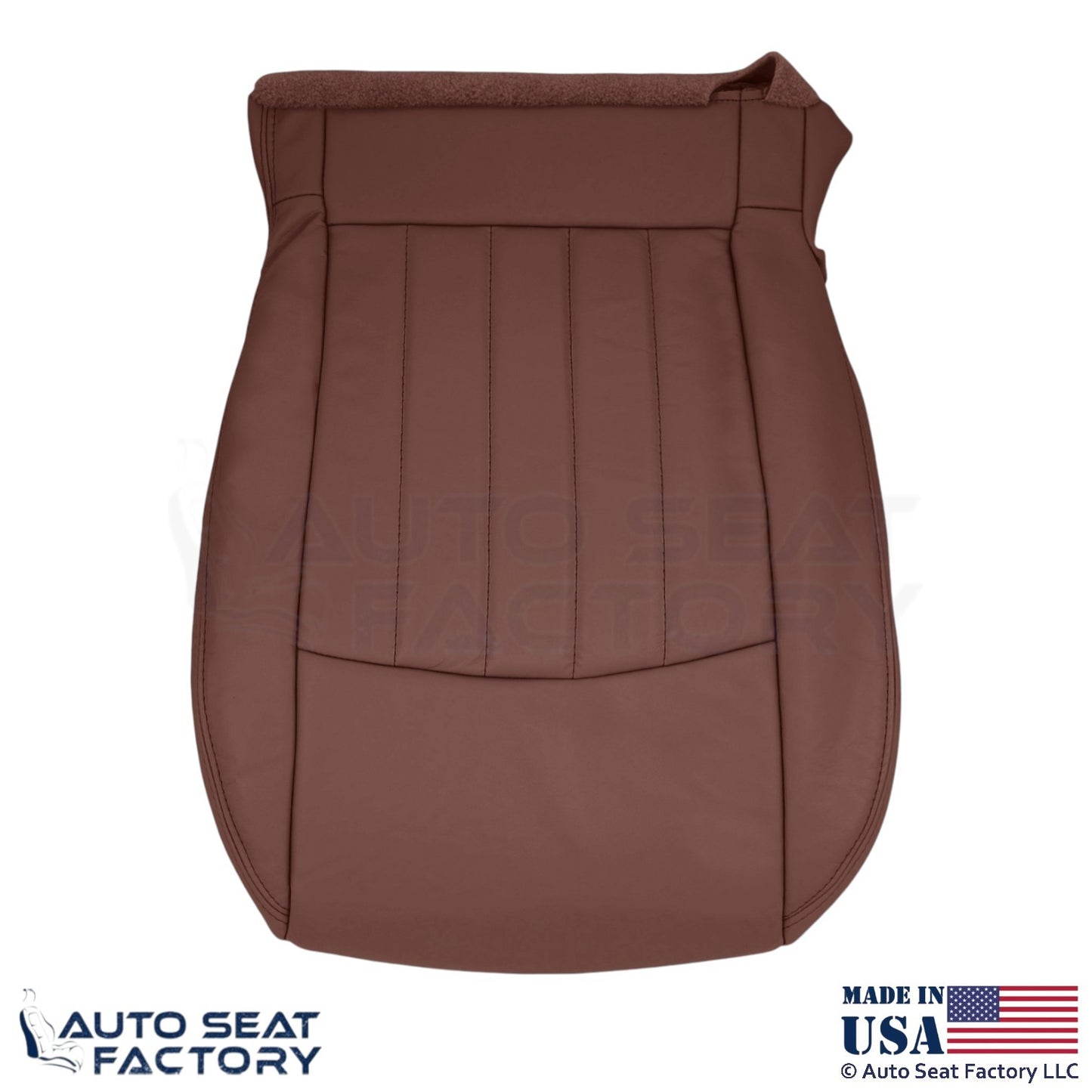 2008-2012 Fits Infiniti EX35 Genuine Leather Front Replacement Covers Chestnut - OEM-Style Replacement Seat Cover