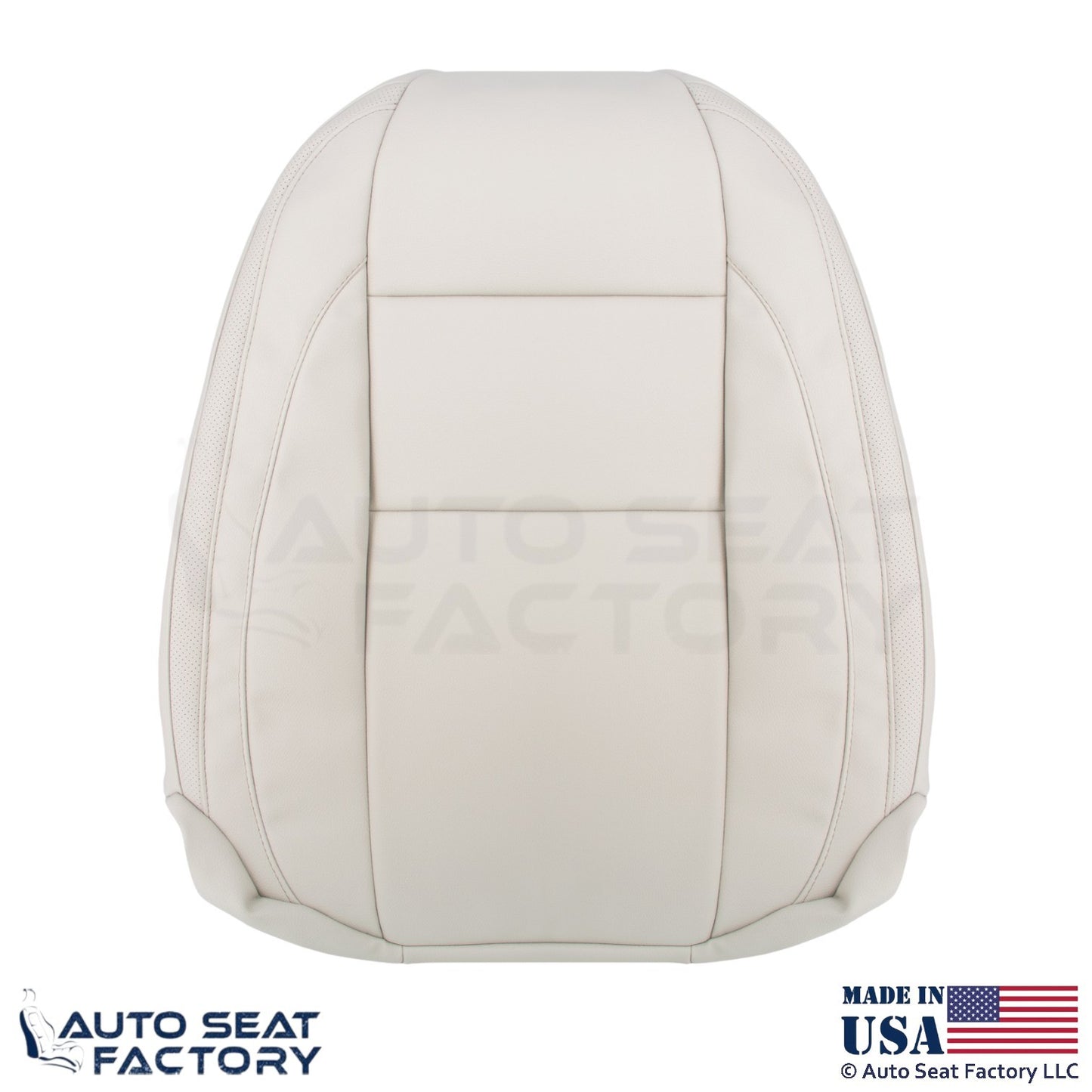 2008-2013 Fits Volvo C70 Leather Perf. Front Replacement Covers Calcite Cream - OEM-Style Replacement Seat Cover