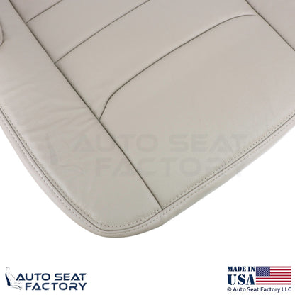 1999-2001 Fits Lincoln Town Car Genuine Leather Driver Seat Covers Lt. Parchment - OEM-Style Replacement Seat Cover