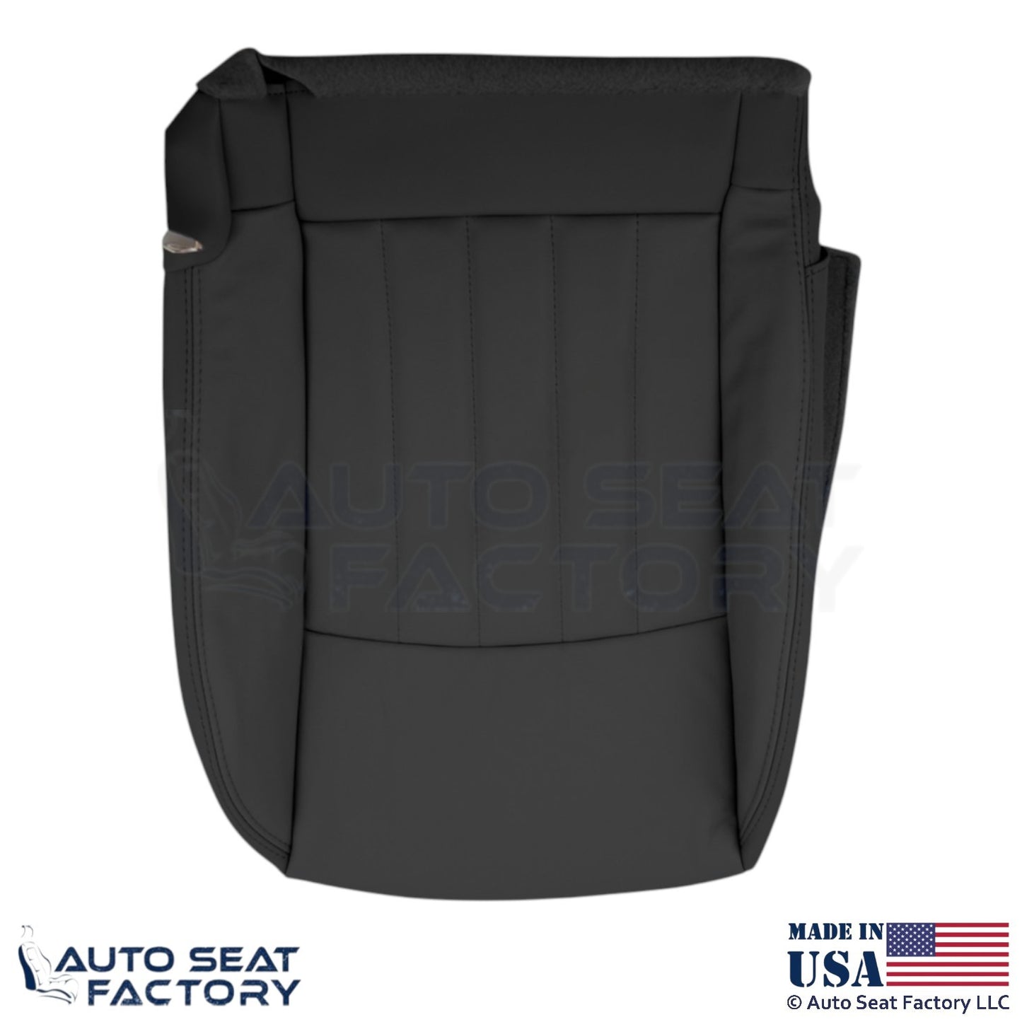 2008-2012 Fits Infiniti EX35 Genuine Leather Front Replacement Covers Graphite - OEM-Style Replacement Seat Cover