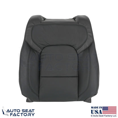 2020 Fits Dodge Ram 1500 Quad Cab Genuine Leather Passenger Top Seat Cover Black - OEM-Style Replacement Seat Cover