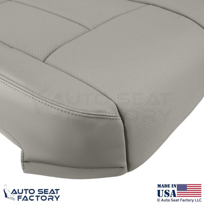 2011-2013 For Infiniti M37 M56 Genuine Leather Front Bottom Seat Covers Stone - OEM-Style Replacement Seat Cover