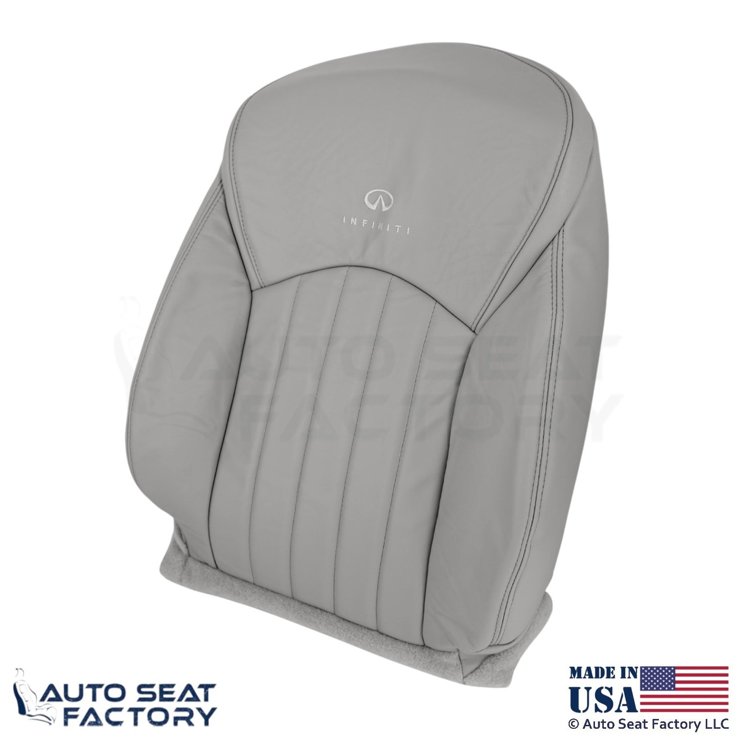 2008-2010 For Infiniti EX35 Genuine Leather Driver Side Replacement Covers Stone - OEM-Style Replacement Seat Cover