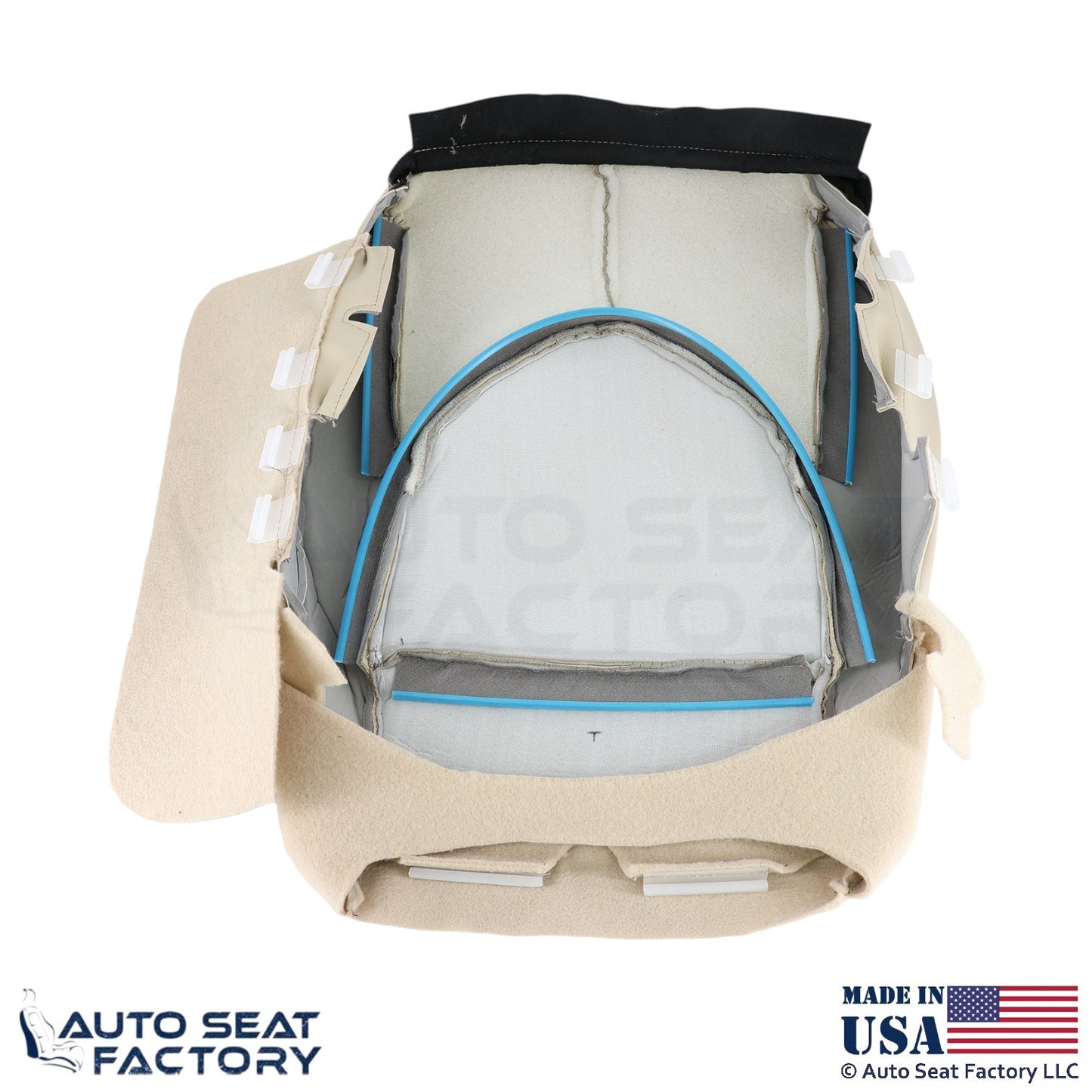 2020-2023 Fits Toyota Highlander Genuine Leather Bottom Covers Harvest Beige - OEM-Style Replacement Seat Cover