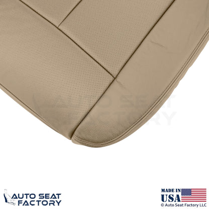 2013-2018 Fits Nissan Altima Sedan Genuine Leather Bottom Seat Covers Beige - OEM-Style Replacement Seat Cover
