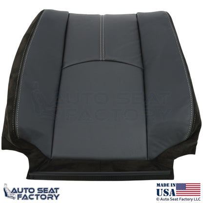 2008-2011 For Mazda Tribute Genuine Leather Top Seat Covers Black w/ White Stch - OEM-Style Replacement Seat Cover