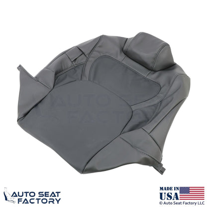 2020 For Dodge Ram 1500 Quad Cab Genuine Leather Front Jump Seat Top Cover Black - OEM-Style Replacement Seat Cover