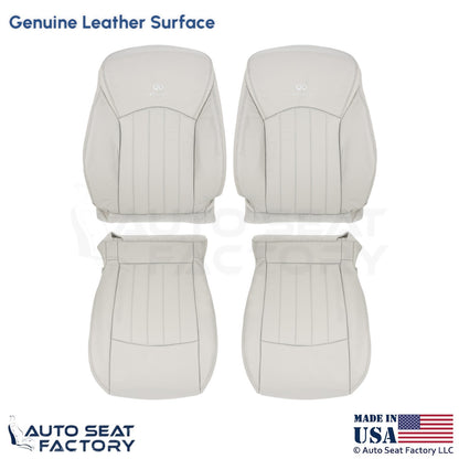 2008-2012 Fits Infiniti EX35 Genuine Leather Front Replacement Seat Covers Wheat - OEM-Style Replacement Seat Cover