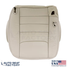 1999-2001 Fits Lincoln Town Car Genuine Leather Front Seat Covers Lt. Parchment - OEM-Style Replacement Seat Cover