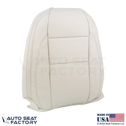 2008-2013 Fits Volvo C70 Leather Perf. Front Replacement Covers Calcite Cream - OEM-Style Replacement Seat Cover