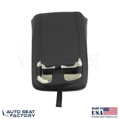 2020 For Dodge Ram 1500 Quad Cab Genuine Leather Rear Center Console Cover Black - OEM-Style Replacement Seat Cover