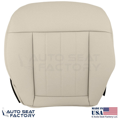 2010-2013 Fits Mercedes Benz E550 E350 Leatherette Perf. Bottom Covers Almond - OEM-Style Replacement Seat Cover