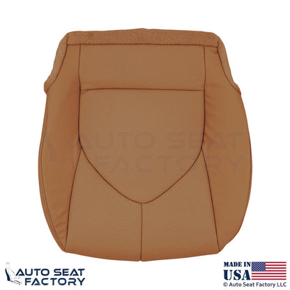 2020-2024 Fits Toyota Highlander Genuine Leather Bottom Covers Glazed Caramel - OEM-Style Replacement Seat Cover