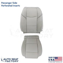 2013-2019 Fits Cadillac ATS Leather Front Passenger Side Covers Light Platinum - OEM-Style Replacement Seat Cover