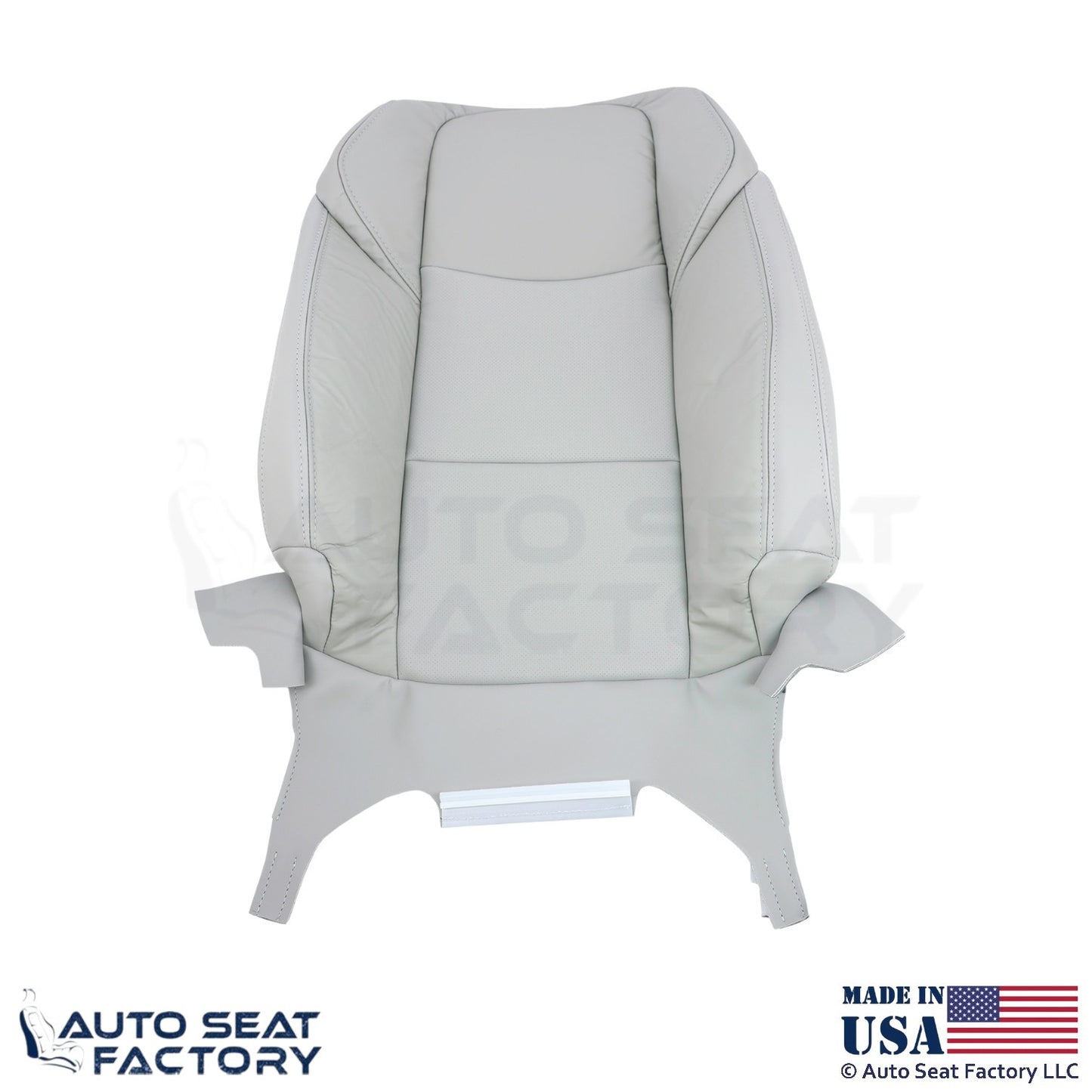 2015-2019 For Cadillac ATS Leatherette Front Passenger Side Covers Light Neutral - OEM-Style Replacement Seat Cover