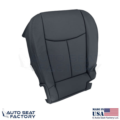 2011-2013 For Infiniti M37 M56 Genuine Leather Front Bottom Seat Covers Graphite - OEM-Style Replacement Seat Cover