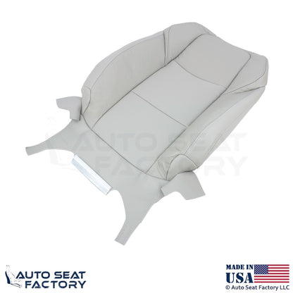 2015-2019 Fits Cadillac ATS Leatherette Front Top Seat Covers Light Neutral - OEM-Style Replacement Seat Cover
