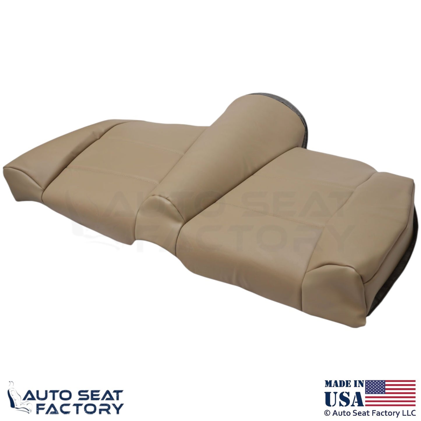 1998-2000 For BMW 323i Convertible Genuine Leather Rear Bench Bottom Cover Sand - OEM-Style Replacement Seat Cover