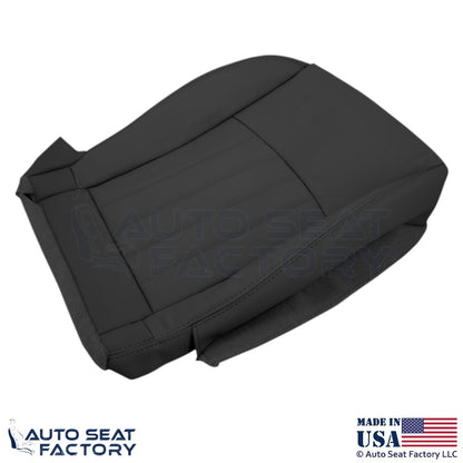 2008-2012 For Infiniti EX35 Genuine Leather Driver Bottom Seat Cover Graphite - OEM-Style Replacement Seat Cover