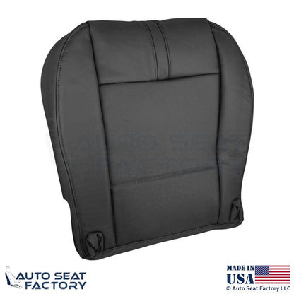 2003-2010 Fits BMW X3 Synthetic Leather Front Bottom Replacement Covers Black - OEM-Style Replacement Seat Cover