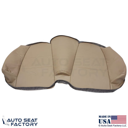 1998-2000 For BMW 323i Convertible Genuine Leather Rear Bench Bottom Cover Sand - OEM-Style Replacement Seat Cover