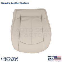 2009 Fits Mercedes Benz CLK350 Genuine Leather Driver Bottom Seat Cover Stone - OEM-Style Replacement Seat Cover