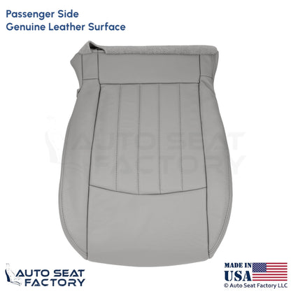 2008-2010 For Infiniti EX35 Genuine Leather Passenger Bottom Seat Cover Stone - OEM-Style Replacement Seat Cover